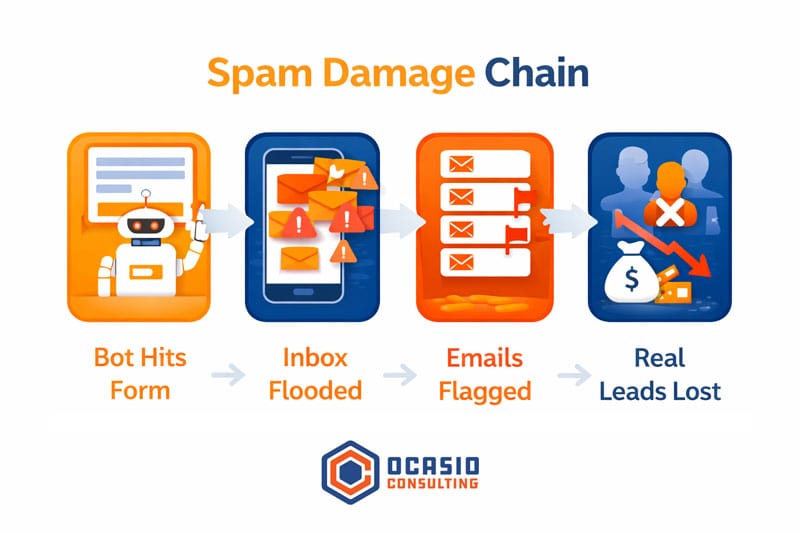 the real cost of ignoring contact form spam 