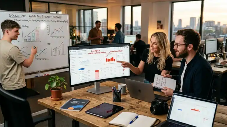 7 Google Ads Mistakes Small Businesses Make (and How to Fix Them) — featured hero image