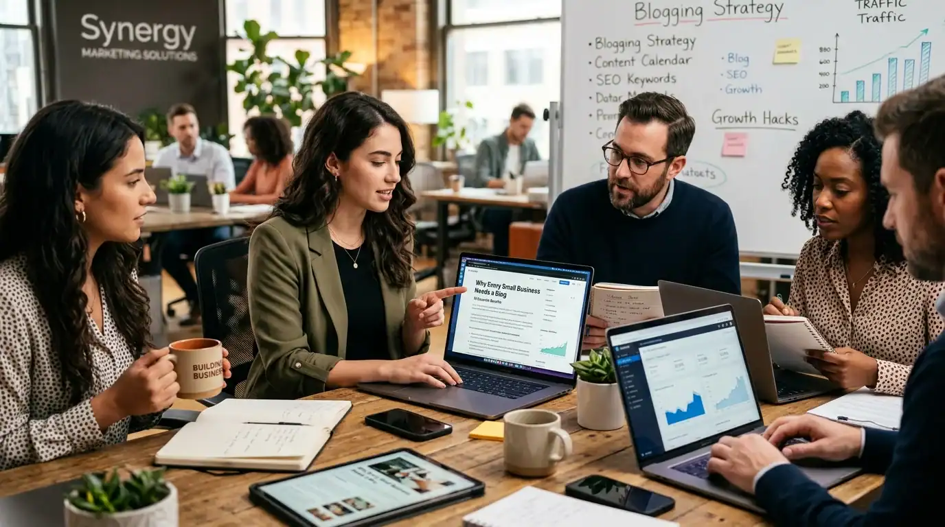 Blogging for Business: Why Every Small Business Needs a Blog — featured hero image