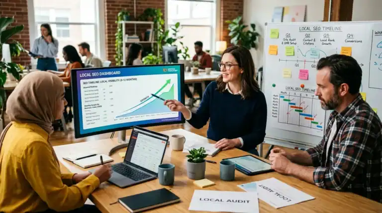 How Long Does SEO Take? Realistic Timeline for Local Business Results — featured hero image