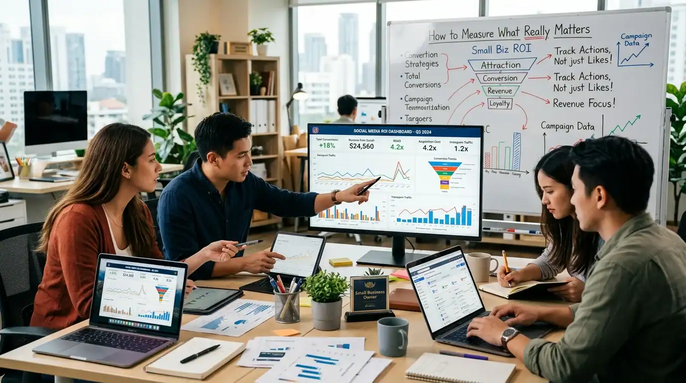 Social Media ROI for Small Business: How to Measure What Really Matters — featured hero image