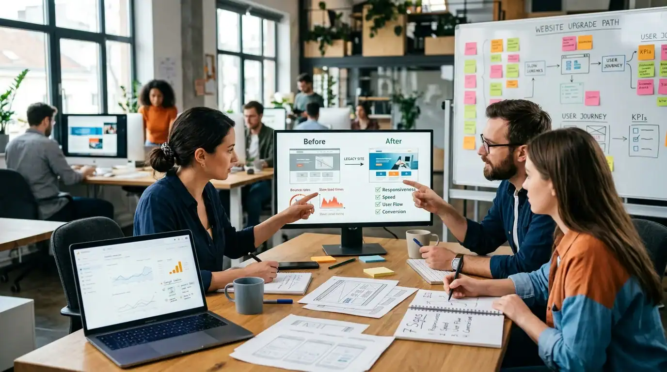 Website Redesign: 7 Signs Your Site Needs an Upgrade — featured hero image