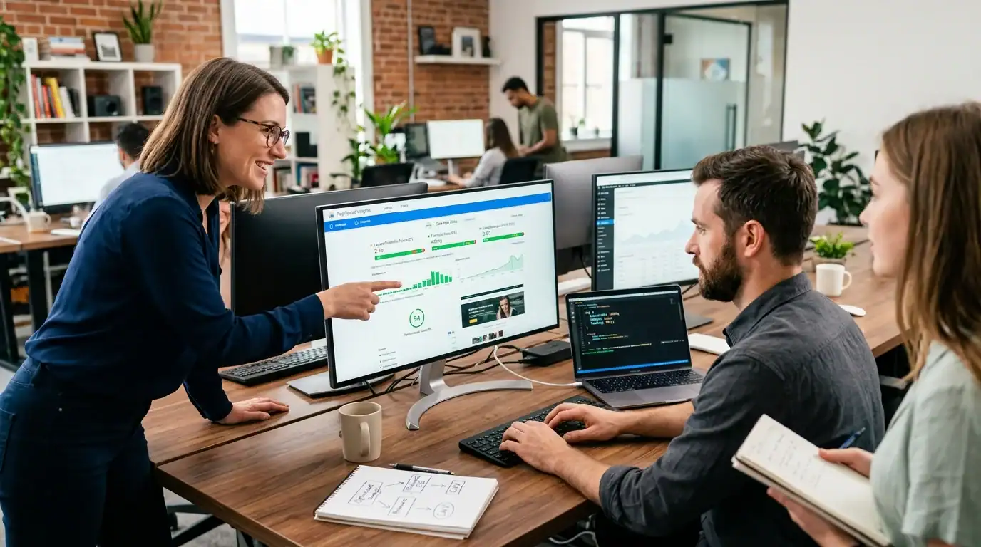 Website Speed Optimization: Improve Core Web Vitals and Load Times — featured hero image