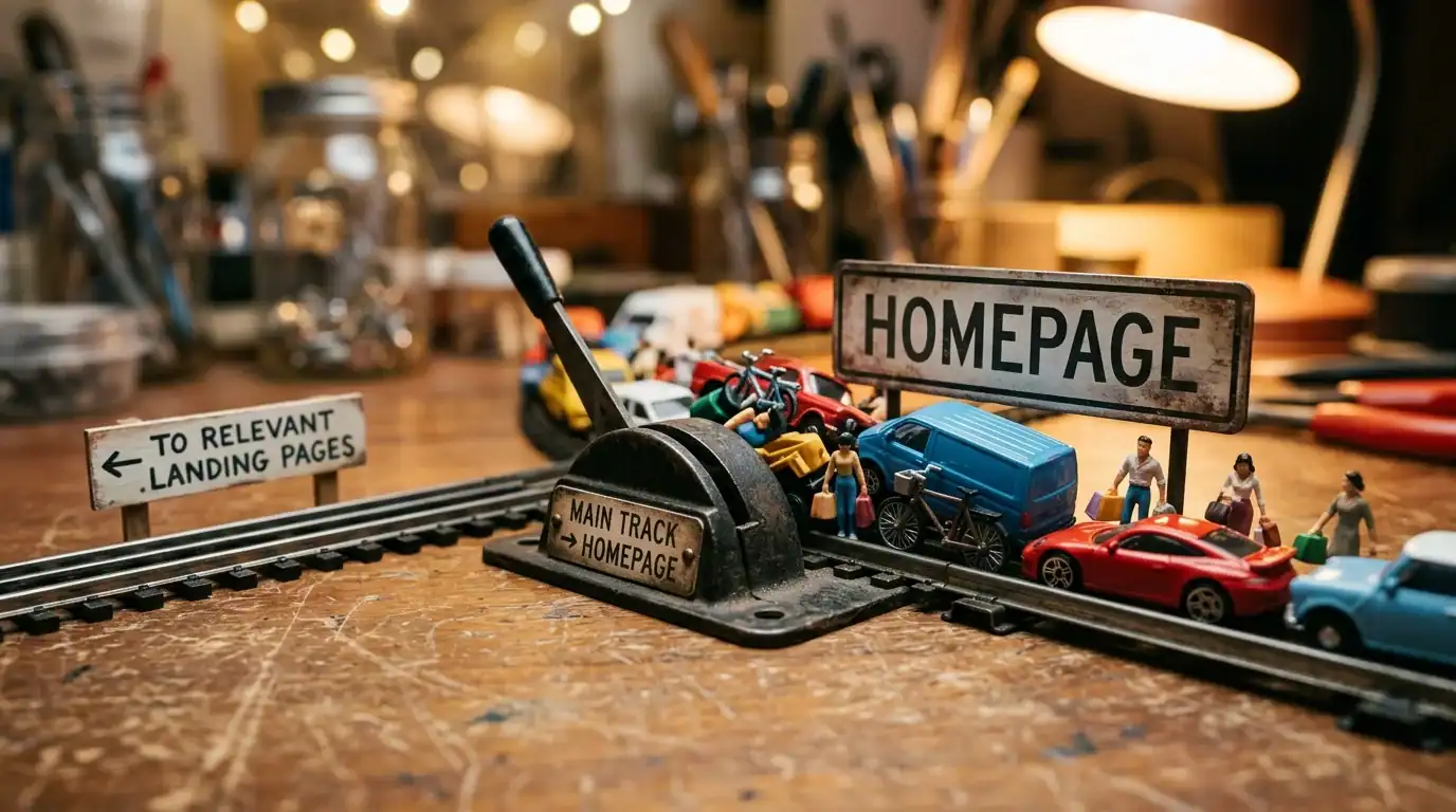 Mistake #2: Sending All Traffic to Your Homepage — 7 Google Ads Mistakes Small Businesses Make (and How to Fix Them)