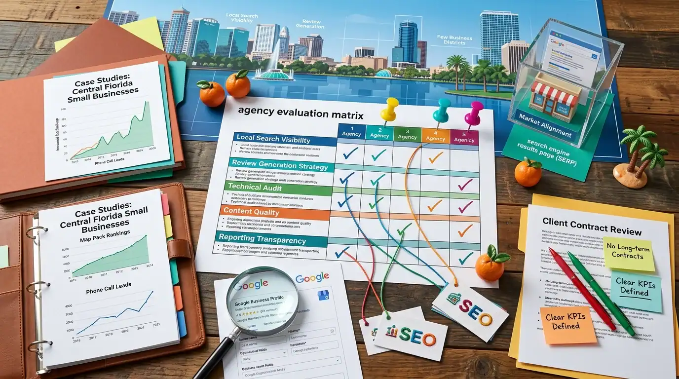 How to Evaluate a Local SEO Agency — Local SEO Pricing: What Small Businesses in Orlando Pay in 2026