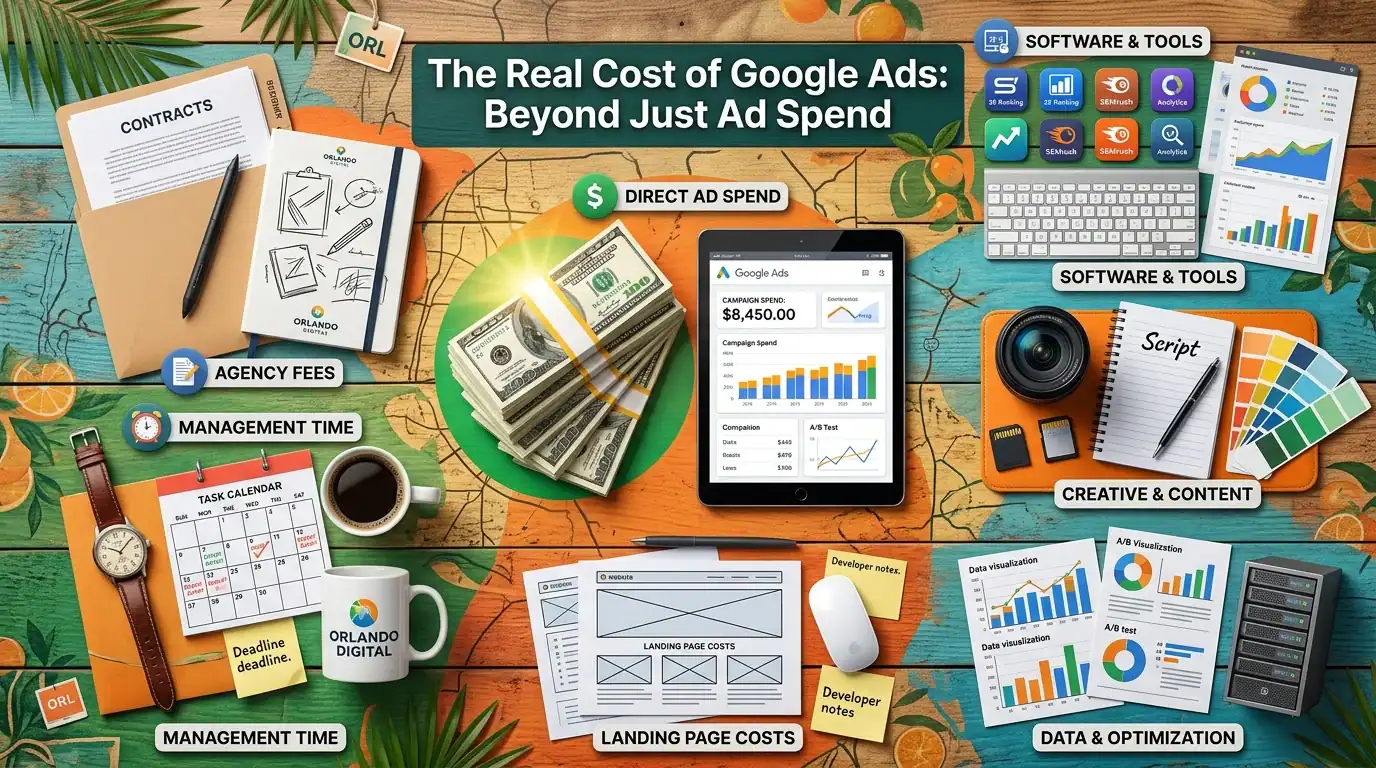 The Real Cost of Google Ads: Beyond Just Ad Spend — Google Ads Cost in Orlando: What Businesses Actually Spend in 2026