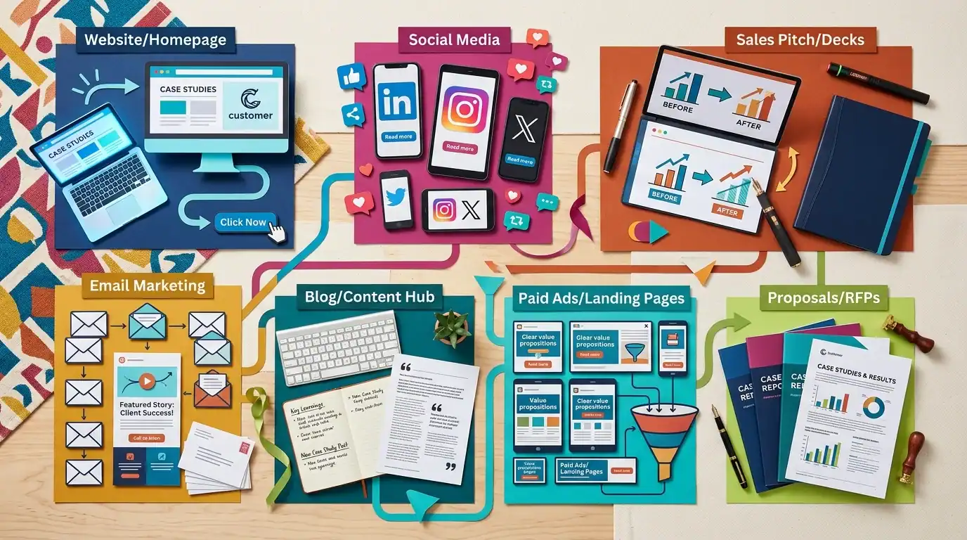 Where to Use Your Case Studies (7 Places) — Case Study Creation: Showcase Your Results and Build Credibility