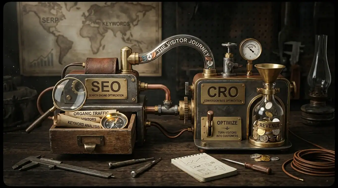 CRO and SEO: They Work Together — Conversion Rate Optimization: Turn Website Visitors Into Paying Customers