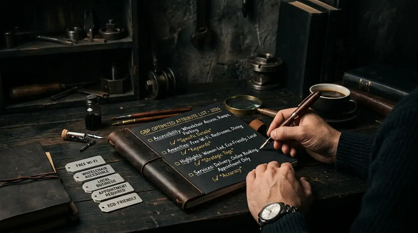 Step 5: Write an Optimized Attribute List — Google Business Profile Optimization: The Complete 2026 Checklist