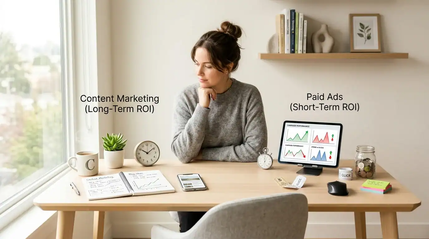 Content Marketing vs Paid Ads: Which Has Better Long-Term ROI? — Content Marketing ROI: How to Measure Results and Prove Revenue Impact
