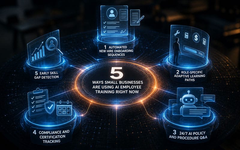 5 ways small business owners are using ai employee training right now
