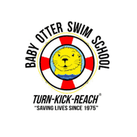 baby otter swim school
