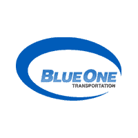 blue one transportation logo design by ocasio consulting